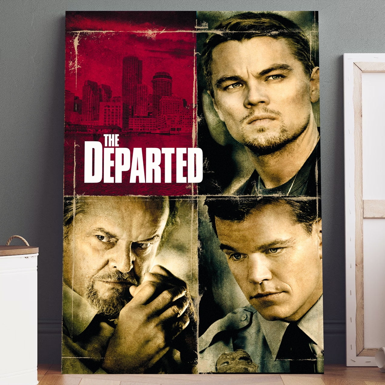 The Departed Movie Poster Printed on Canvas (12