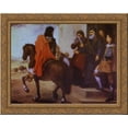 thumbnail image 1 of The Departure of the Prodigal Son 17x24 Gold Ornate Wood Framed Canvas Art by Murillo, Bartolome, 1 of 2