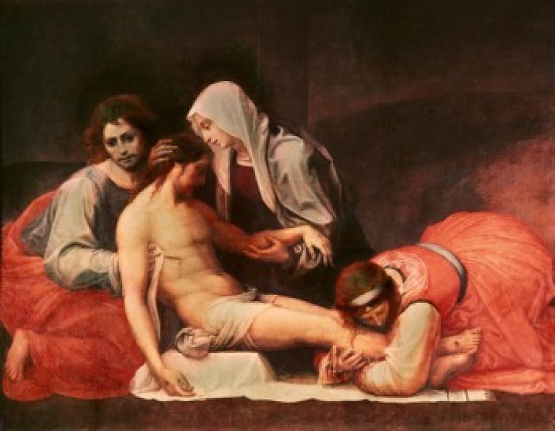 The Deposition Fra Bartolommeo (1472-1517 Italian) Canvas Art - Fra Bartolommeo (18 x 24)