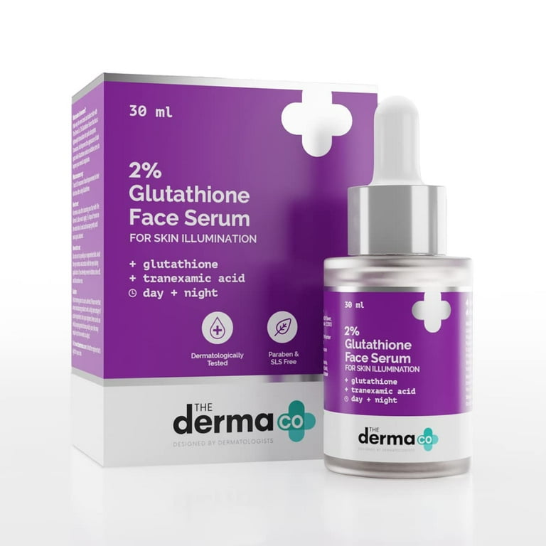 The Derma Co 2% Glutathione Face Serum With Glutathione And The Derma Co 2% Glutathione Face Serum With Glutathione And