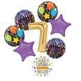 thumbnail image 1 of The Descendants Party Supplies 7th Birthday Balloon Bouquet Decorations, 1 of 6