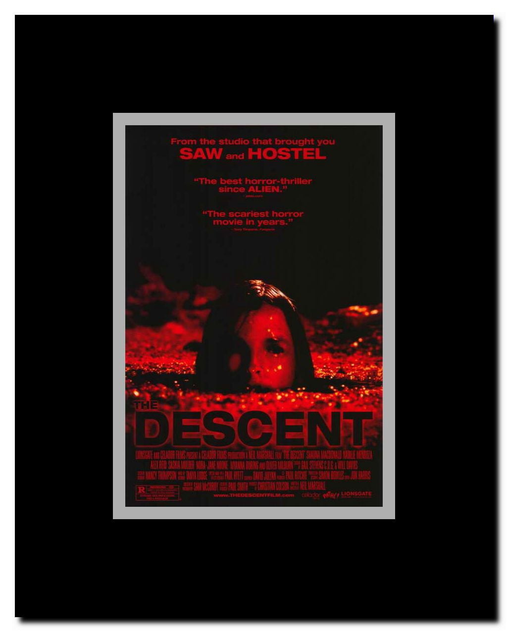 The Descent Framed Movie Poster
