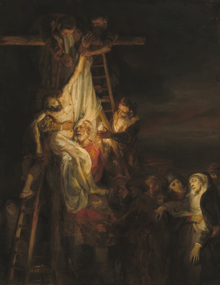 The Descent From The Cross Canvas Art - (18 x 24)