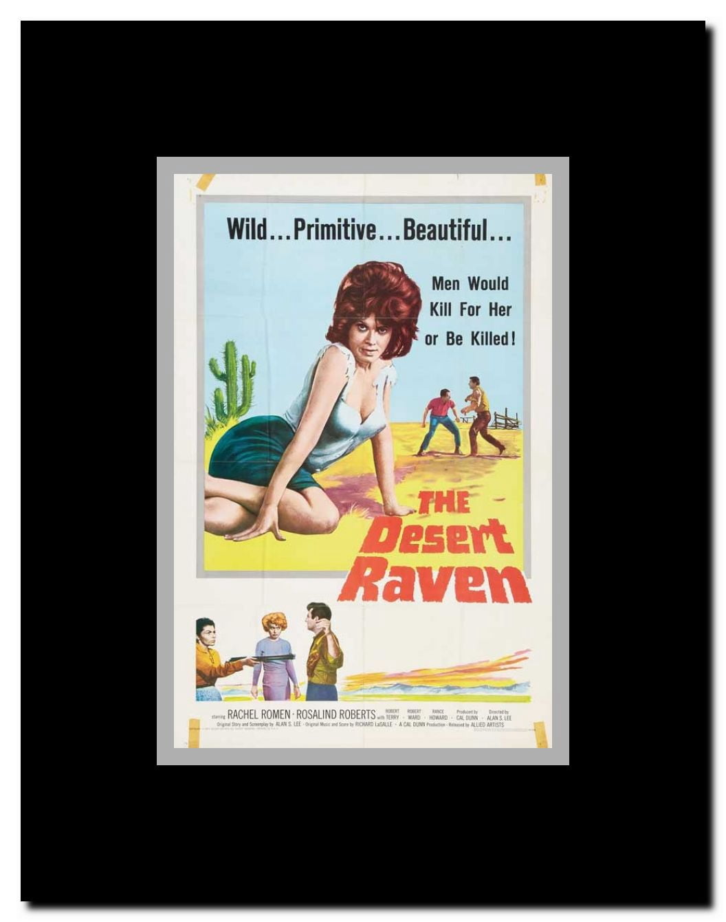 The Desert Raven Framed Movie Poster