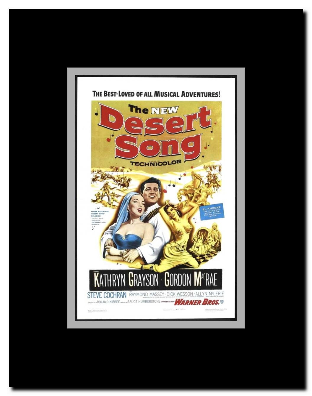 The Desert Song Framed Movie Poster