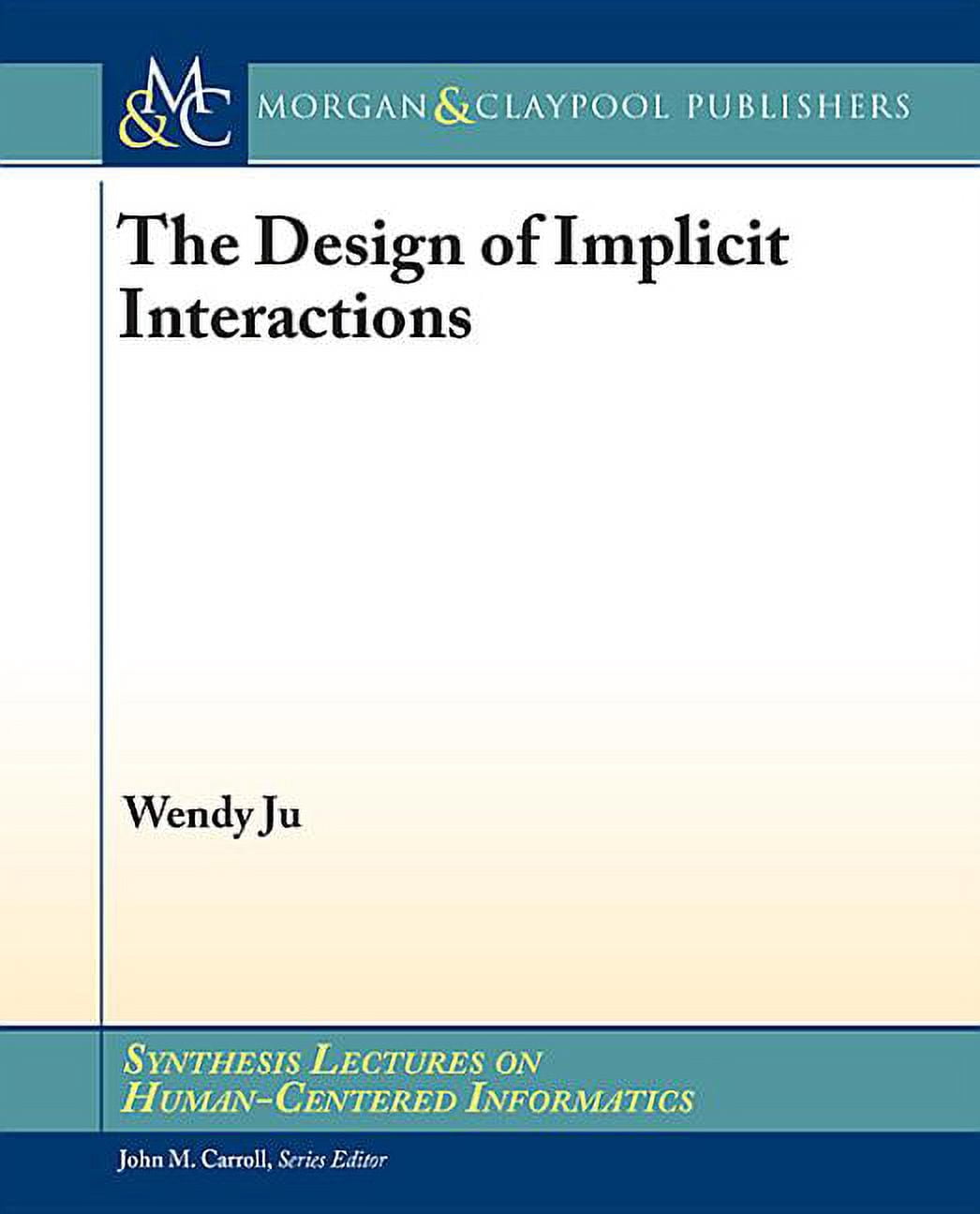 Implicit Interaction Design of Implicit Interactions - Walmart.com