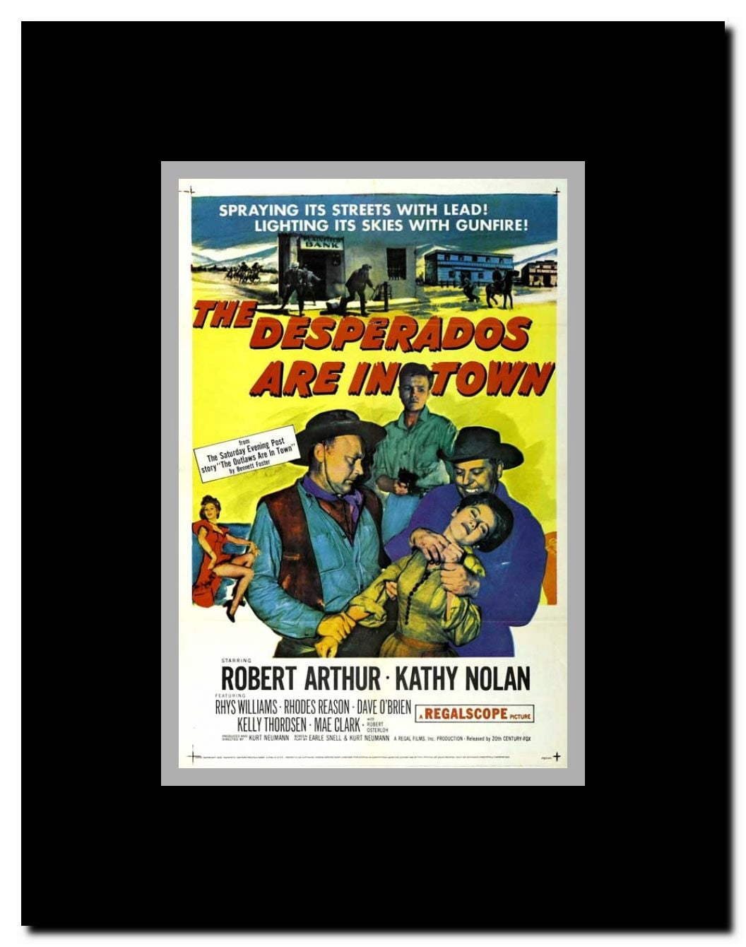 The Desperados Are in Town Framed Movie Poster