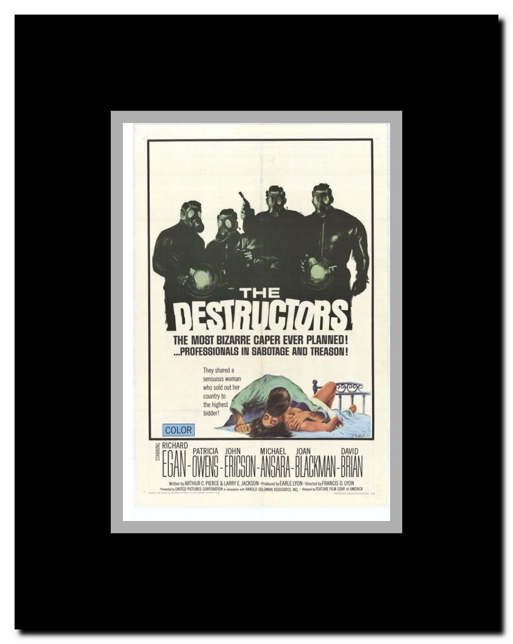 The Destructors Framed Movie Poster