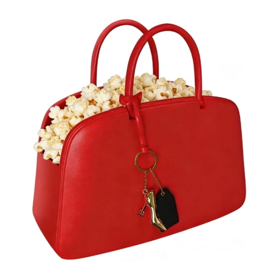 The Devil 2 Snack Container Handbag Popcorn Bucket 10"×7"×3" PP Plastic Bucket for Movie Nights Home Decor, Collectible Memorabilia