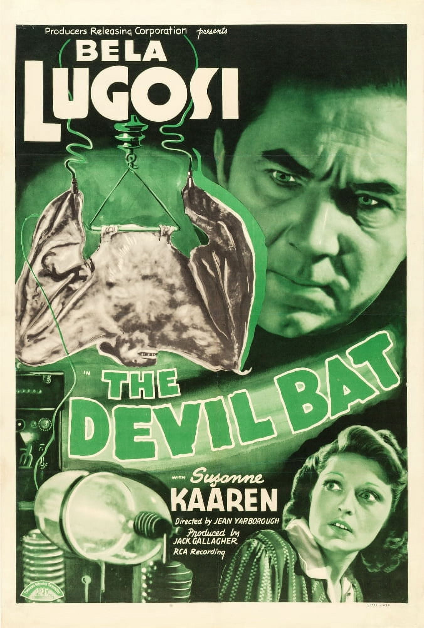 The Devil Bat Canvas Art - (11 x 17)