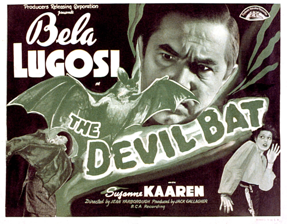The Devil Bat Canvas Art - (28 x 22)
