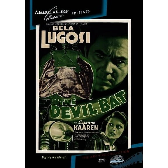 The Devil Bat (DVD), American Pop Classic, Horror