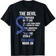 thumbnail image 1 of The Devil- Child Abuse Awareness Support Ribbon T-Shirt, 1 of 4