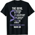 thumbnail image 1 of The Devil- Hodgkins Lymphoma Cancer Awareness Support Ribbon T-Shirt, 1 of 3