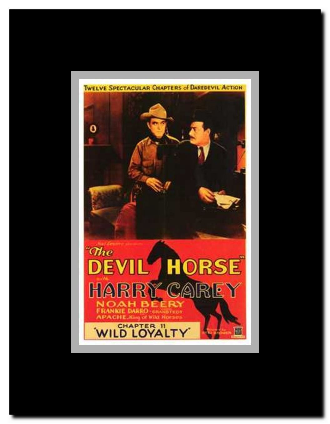 The Devil Horse Framed Movie Poster