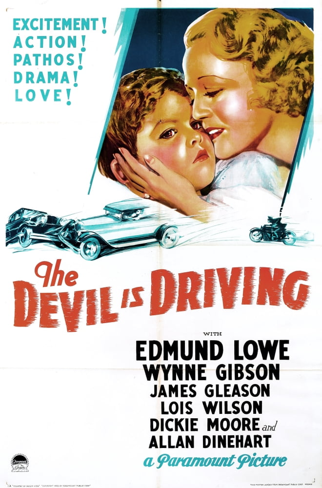 The Devil Is Driving Canvas Art - (24 x 36)