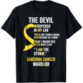 thumbnail image 1 of The Devil- Sarcoma Cancer Awareness Support Ribbon T-Shirt, 1 of 4