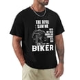 thumbnail image 1 of The Devil Saw Me With My Head Down Funky Men's Cotton Short Sleeve HD Print Tee for Casual T-Shirt Crew Neck Top Black XL, 1 of 7