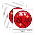 thumbnail image 1 of The Devil Tarot Card Car Window Bumper Water Bottle Phone Tablet Laptop Waterproof Vinyl Decal Sticker Set 5-Pack - Gloss Finish - 3.0", 1 of 7