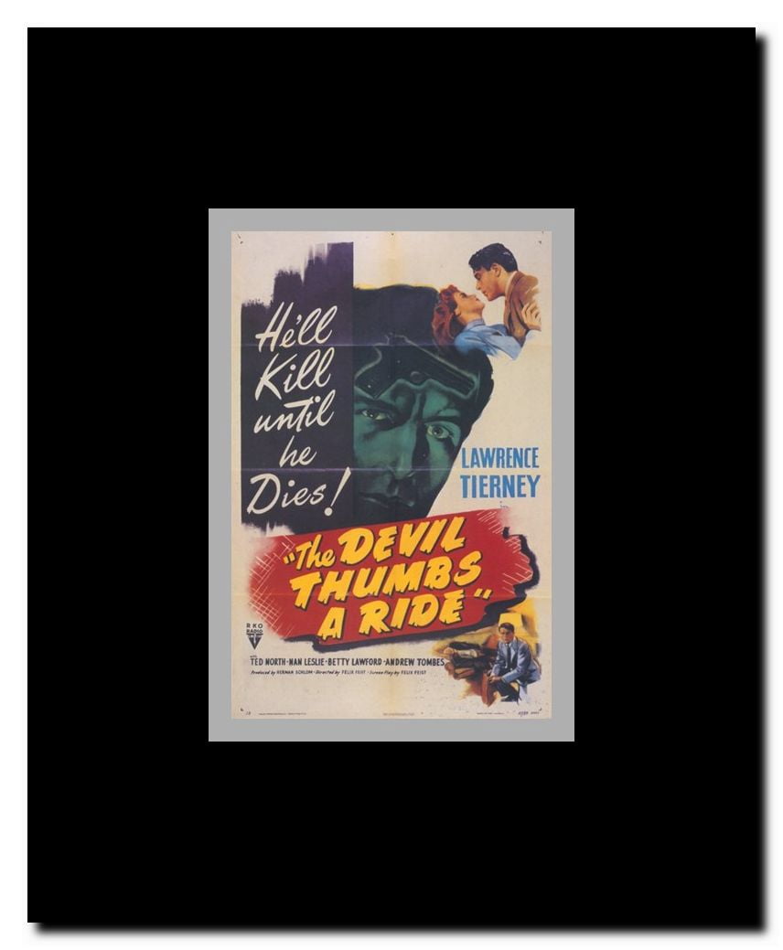 The Devil Thumbs a Ride Framed Movie Poster