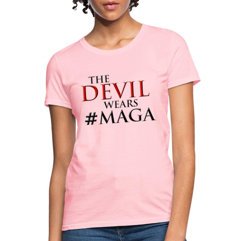 The Devil Wears #Maga Women’s T-Shirt - Walmart.com