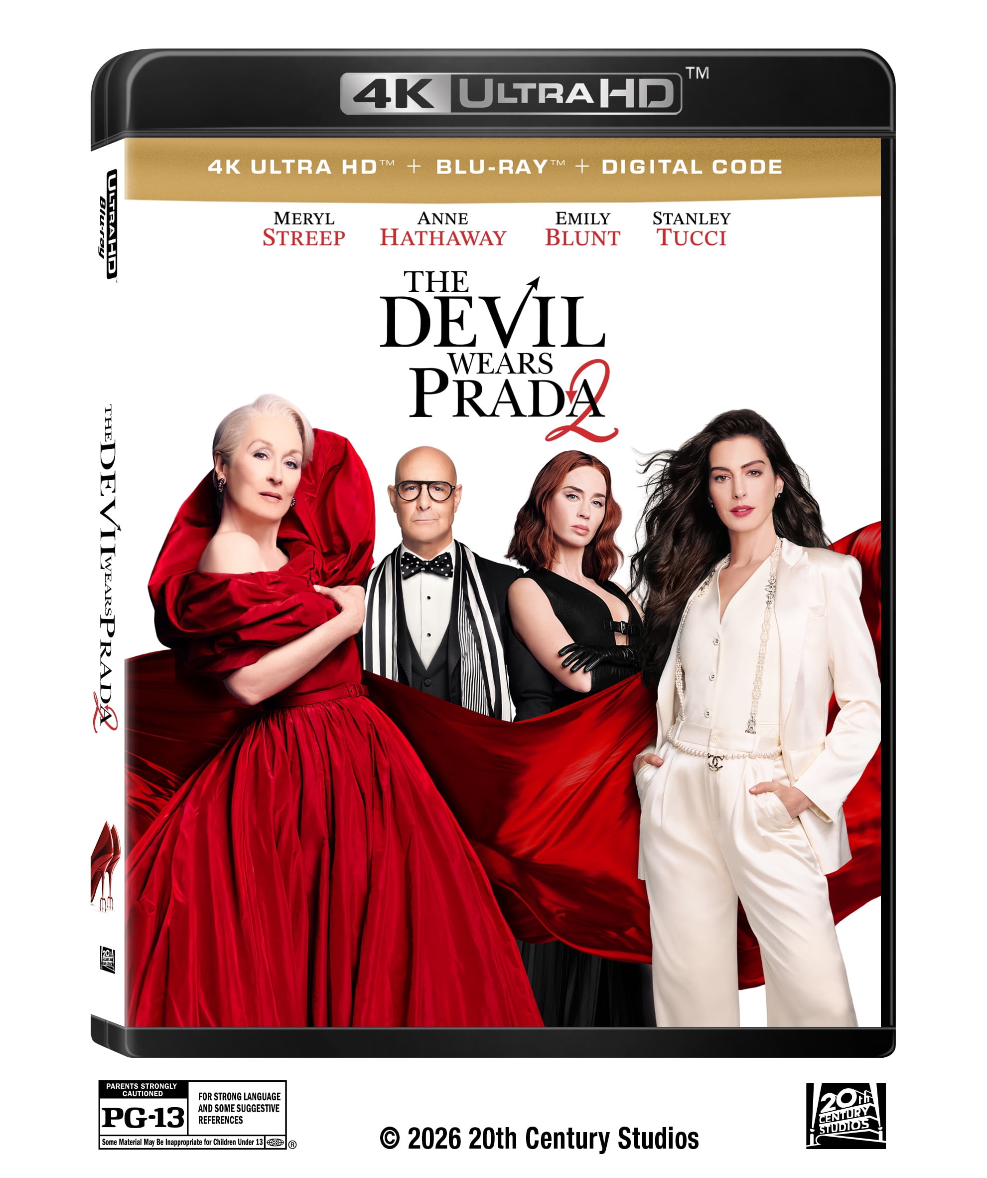 The Devil Wears Prada 2 (4K Ultra HD + Blu-Ray + Digital Copy) 20th Century Studios, Drama, Comedy