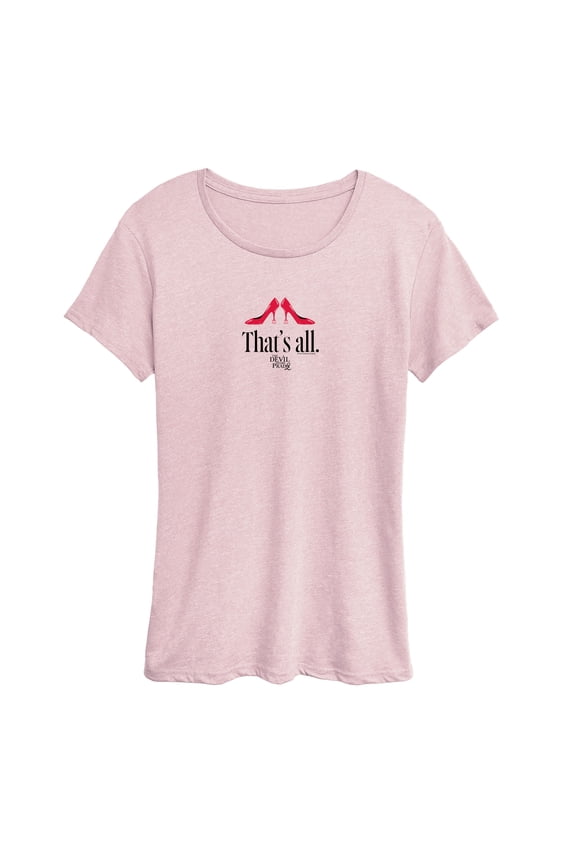 2 - Red Shoes That's All - Women's Short Sleeve Graphic T-Shirt