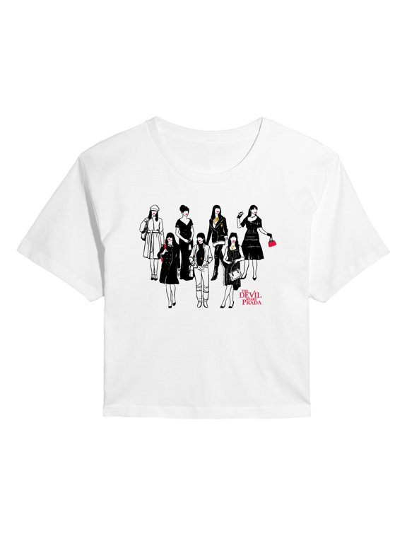 - Andy Fashion - Juniors Cropped Graphic T-shirt