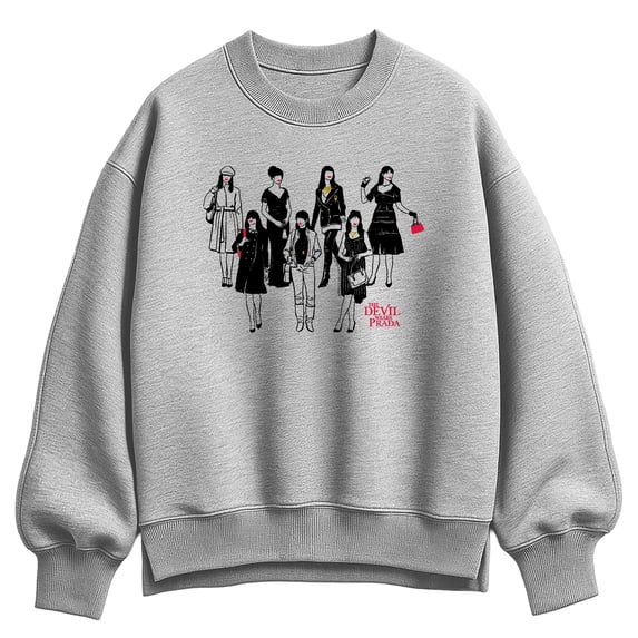 The Devil Wears Prada - Andy Fashion - Women's Oversized Fleece Crew Sweatshirt