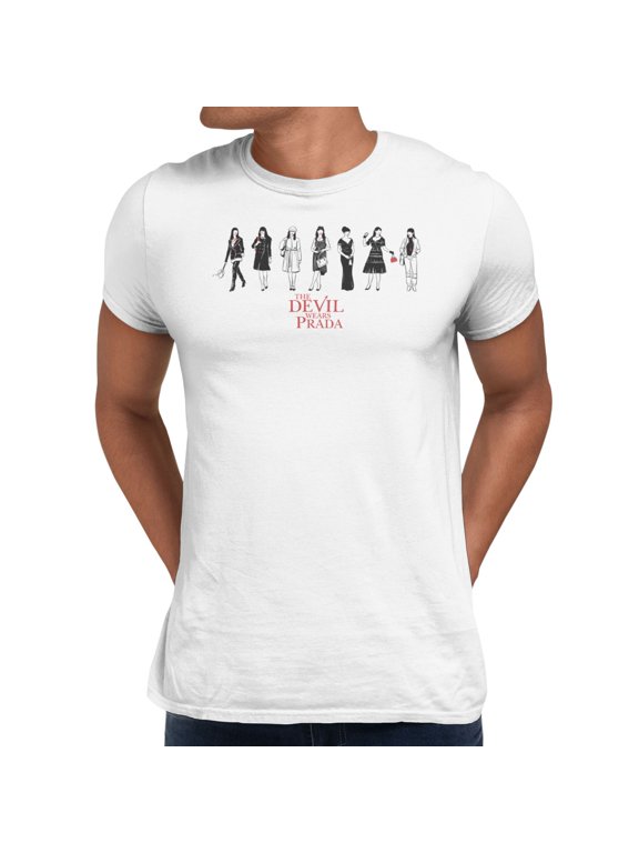 The Devil Wears Prada Cast Line Up Men's T Shirt (White, S-XXXL)