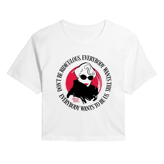 The Devil Wears Prada - Everybody Wants To Be Us - Juniors Cropped Graphic T-shirt