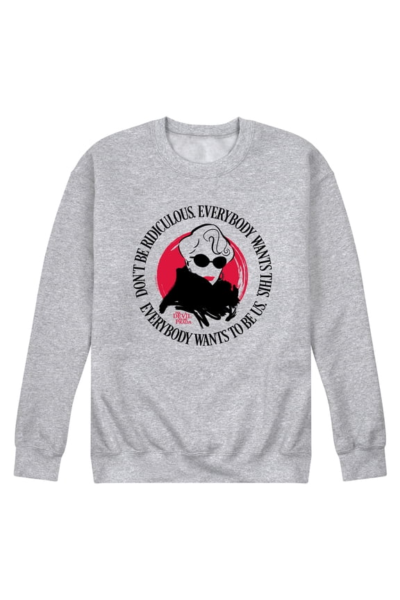 - Everybody Wants To Be Us - Men's Crew Fleece Sweatshirt