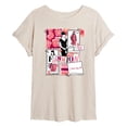 thumbnail image 1 of The Devil Wears Prada - Fashion Sketchbook - Juniors Oversized Graphic T-Shirt, 1 of 4