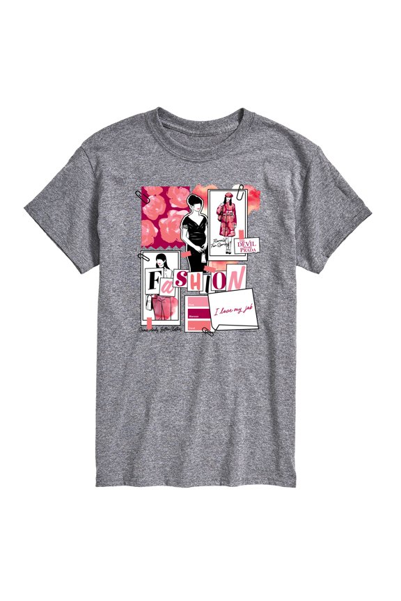 - Fashion Sketchbook - Men's Short Sleeve Graphic T-Shirt