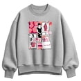 thumbnail image 1 of The Devil Wears Prada - Fashion Sketchbook - Women's Oversized Fleece Crew Sweatshirt, 1 of 3
