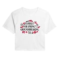 thumbnail image 1 of The Devil Wears Prada - Florals For Spring - Juniors Cropped Graphic T-shirt, 1 of 4