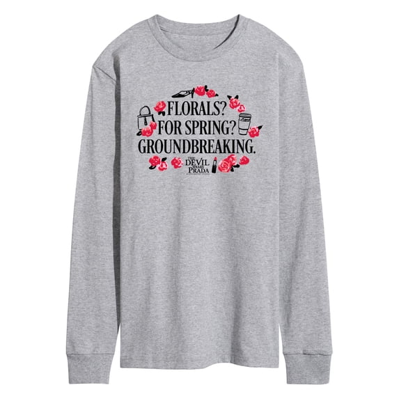 The Devil Wears Prada - Florals For Spring - Men's Long Sleeve Graphic T-shirt