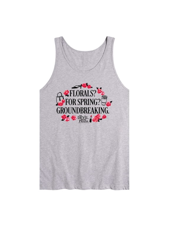 - Florals For Spring Men's Graphic Tank Top