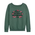thumbnail image 1 of The Devil Wears Prada - Florals For Spring - Women's French Terry Long Sleeve Shirt, 1 of 4