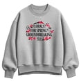 thumbnail image 1 of The Devil Wears Prada - Florals For Spring - Women's Oversized Fleece Crew Sweatshirt, 1 of 2