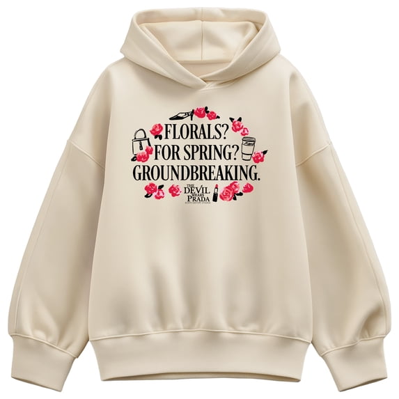 The Devil Wears Prada - Florals For Spring - Women's Oversized Fleece Hoodie Sweatshirt