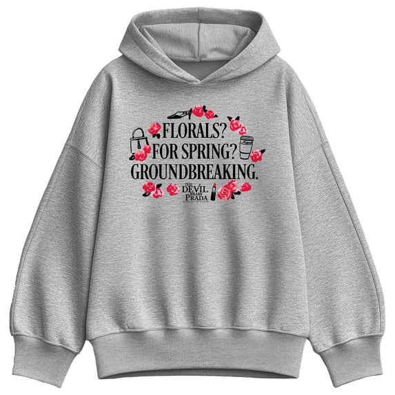 The Devil Wears Prada - Florals For Spring - Women's Oversized Fleece Hoodie Sweatshirt