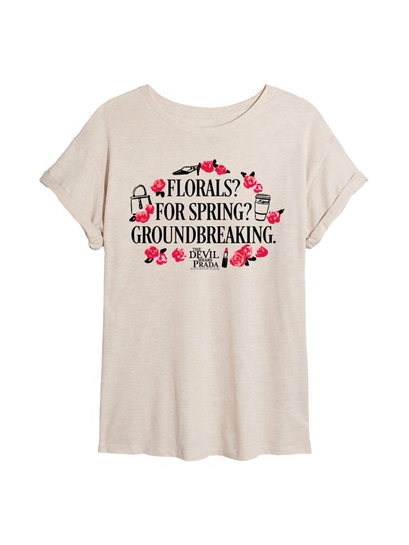 - Florals For Spring Relaxed Fit T-Shirt
