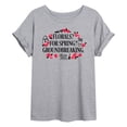 thumbnail image 1 of The Devil Wears Prada - Florals For Spring - Women's Oversized Graphic T-shirt, 1 of 4