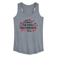 thumbnail image 1 of The Devil Wears Prada - Florals For Spring - Women's Racerback Tank, 1 of 4