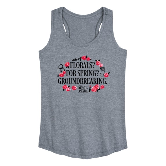The Devil Wears Prada - Florals For Spring - Women's Racerback Tank