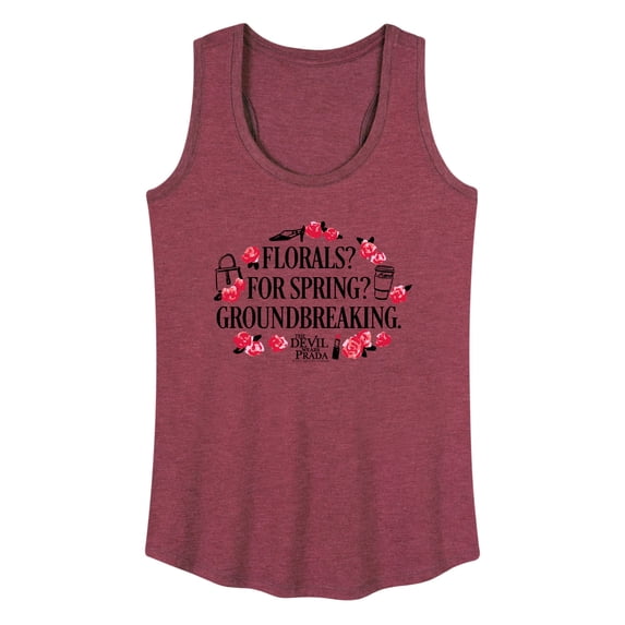The Devil Wears Prada - Florals For Spring - Women's Racerback Tank