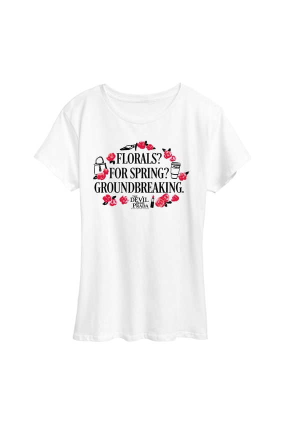 - Florals For Spring - Women's Short Sleeve Graphic T-shirt