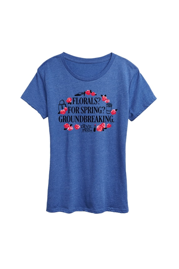 - Florals For Spring - Women's Short Sleeve Graphic T-shirt