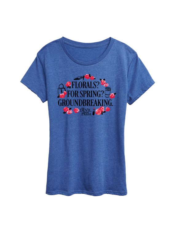 - Florals For Spring - Women's Short Sleeve Graphic T-shirt